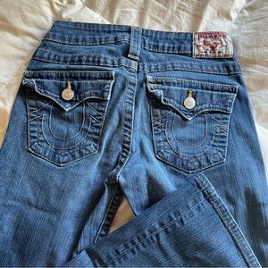 Y2K True religion low rise flare